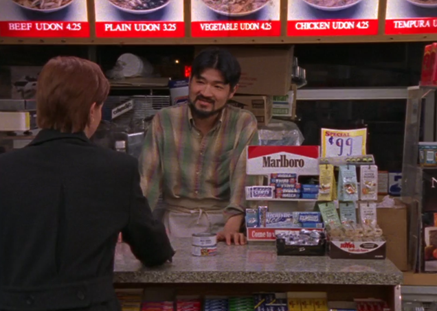 Miranda at the bodega